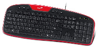 Genius KB-M205 black/red USB