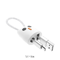 Hoco USB A(m) micro USB B (m) KX2 ,24 cm бел.(93756)