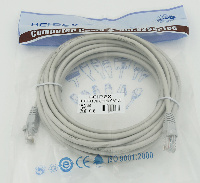 NONAME RJ-45 (m)-RJ-45 (m) cat5E 7.5м серый (39608)
