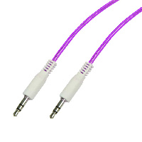 REXANT 3.5Jack-3.5Jack 1 m фиолет,гелевый(18-4081-9)
