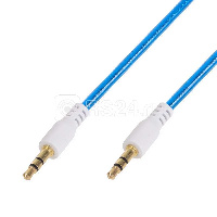 REXANT 3.5Jack-3.5Jack 1 m синий,гелевый(18-4084)