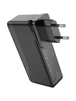 HOCO Q16+СЗУ черн 10 000mAh фото в  интернет магазине liniyatoka.ru
