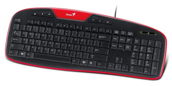 Genius KB-M205 black/red USB фото в  интернет магазине liniyatoka.ru