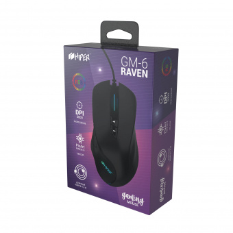 Hiper GM-6 Raven Black фото в  интернет магазине liniyatoka.ru