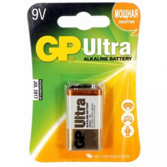 GP Ultra 1604AU 6LR61 9v фото в  интернет магазине liniyatoka.ru