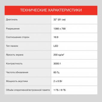 Starwind SW-LED32SG311 фото в  интернет магазине liniyatoka.ru